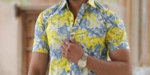 Handblock Printed Pure Cotton Men's Half Sleeves Shirts