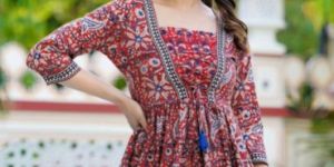 Traditional Printed Cotton Top