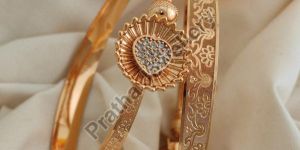 American Diamond Women Party Wear Brass Bangle