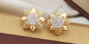 Ladies Antique Artificial Brass Earring