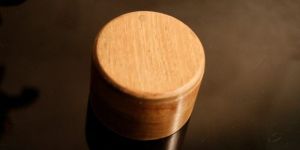 Wooden Round Antique Jewellery Box