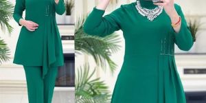 Women Fancy Light Green Co-ord Set