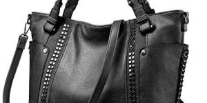 Black Women Leather Shoulder Bag