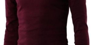 Mens Full Sleeve V Neck T-Shirt