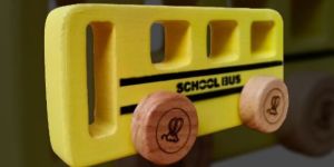 Wooden School Bus Toy