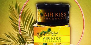 Air Kiss Fragrance- Car Perfume (Lemon) Flavour Car Air Freshener