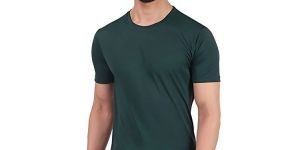 Mens Polyester Lycra Half Sleeve Round Neck T-Shirts