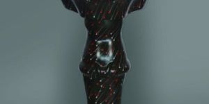 Black Designer Series Sunny Wash Basin Pedestal Set