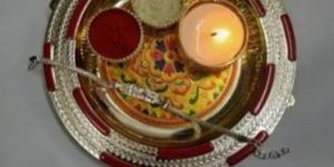 6 Inch Rakhi Pooja Thali