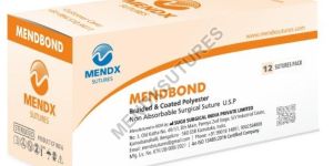 MENDBOND Braided Coated Polyester Non Absorbable Surgical Sutures