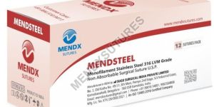MENDSTEEL Monofilament Stainless Steel Non Absorbable Sutures