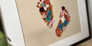 Pressed Flower Baby Shower Gift