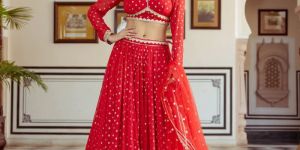 Georgette Lehenga Choli Set