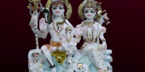 9 Inch Shiv Parivar Statue
