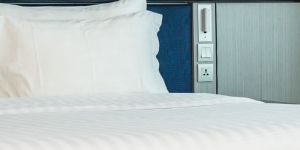 Pure Cotton Bedsheets - Fitted & Striped