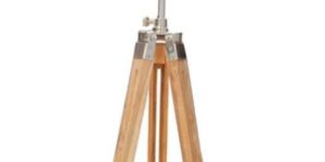 Wooden Tripod Floor Lamp
