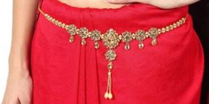 Stone & Pearl Silver Kamarband