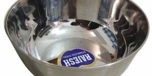 Round Stainless Steel Serving Bowl