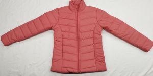 vg-23-w04 sweet coral high neck puffer jacket