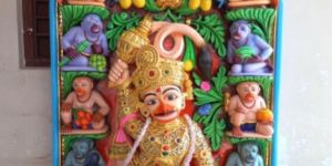 Marble Kastbhanjan Dev Hanuman Statue