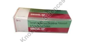 Serrati Peptidase Diclofenac Potassium Paracetamol Tablets