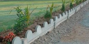 Cement Block Garden Curbing