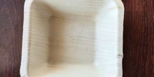 Areca Leaf Plate 4 Inch Square Bowl