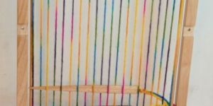 Wooden Weaving Loom Set