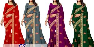 Kumari Silk Embroidery Work Saree