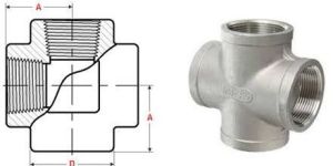 ASME B16.11 Threaded Cross