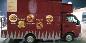 Red & Yellow Food Van