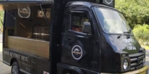 Yellow & Black Food Van