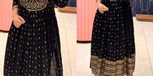 Rayon Naira Cut Kurti with Pant and Dupatta