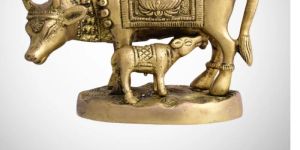 Brass Kamadhenu Statue