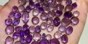 Amethyst Faceted Gemstone