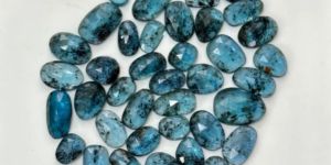 Moss Kyanite Rose Cut Gemstone