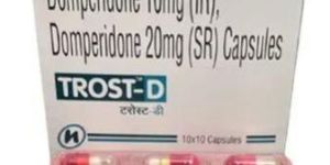 Rabeprazole Sodium 20mg EC, Domperidone 10mg IR & Domperidone 20mg SR Capsules