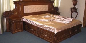 Wooden Double Bed