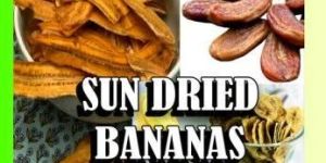 Sun Dried Bananas