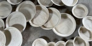 8 Inch Areca Leaf Round Plate