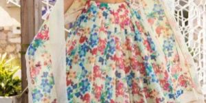 Digital Printed Organza Fabric