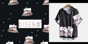 men printed t-shirt fabric