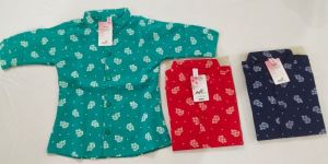 Girls Printed Tops Cotton