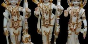 18 Inch Marble RAM Darbar Statue
