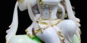 Multicolor Marble Krishna Statue