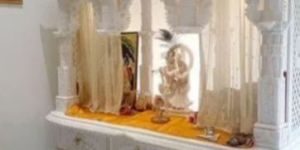 Indoor White Marble Temple