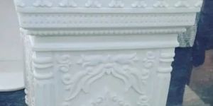 White Marble Tulsi Pot