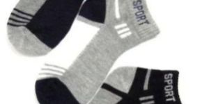 Mens Pearl Cotton Ankle Socks