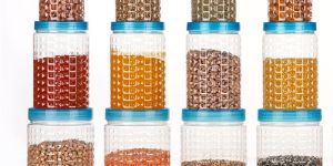 12 Pcs Grocery Plastic Container Set