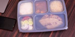 5CP Reusable BPA-free Plastic Compartment Tiffin Lunch Box